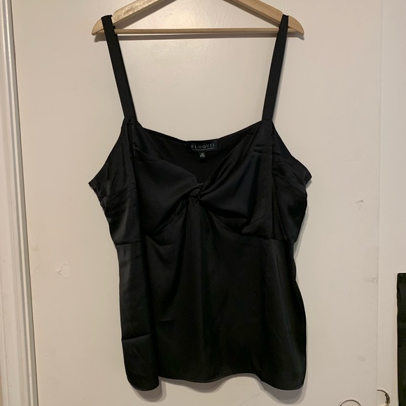 NWT eloquii Twist Detail Satin Cami Size 24 - Picture 2 of 9